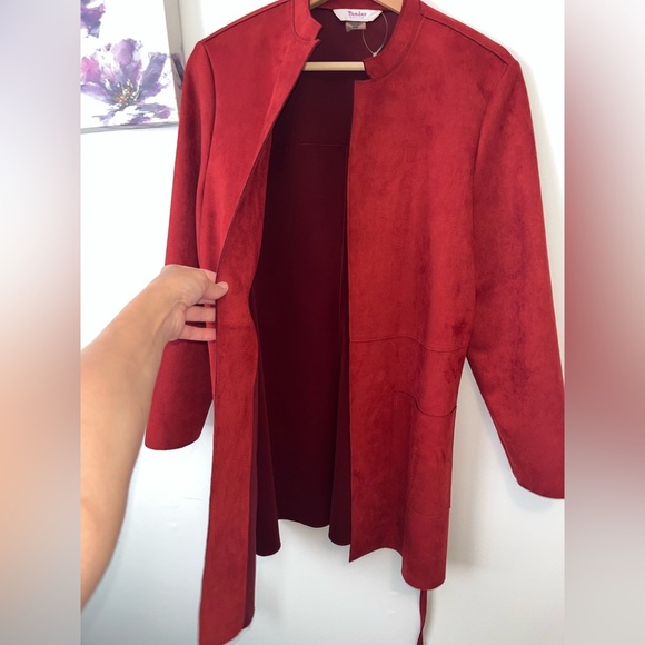 Tanjay Suede jacket- Medium Petite - Picture 7 of 10